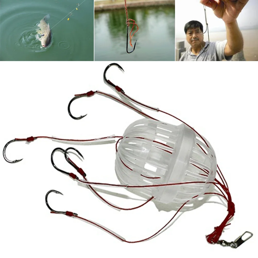 Fishing Hooks Fishing Tackle Sea Box Hook Monsters with Six Strong Carbon Steel + Plastics Carp Spherical Explosion Hooks
Fishing Hooks Fishing Tackle Sea Box Hook Monsters with Six Strong Carbon Steel + Plastics Carp Spherical Explosion Hooks