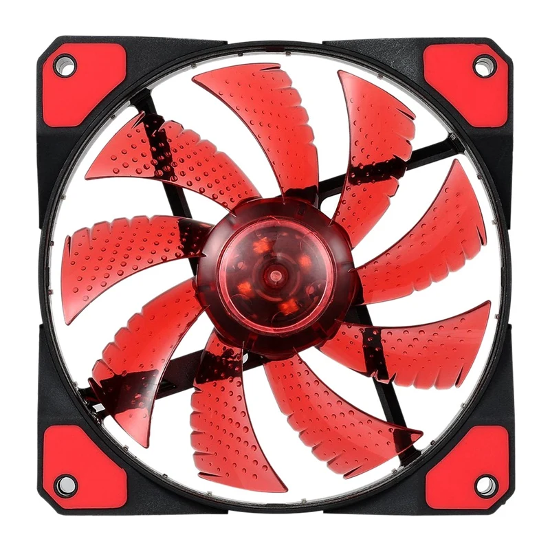 120Mm Pc Computer 16Db Ultra Silent 15 Leds Case Fan Heatsink Cooler Cooling W/ Anti-Vibration Rubber,12Cm Fan,12Vdc 3P Ide 4P
120Mm Pc Computer 16Db Ultra Silent 15 Leds Case Fan Heatsink Cooler Cooling W/ Anti-Vibration Rubber,12Cm Fan,12Vdc 3P Ide 4P