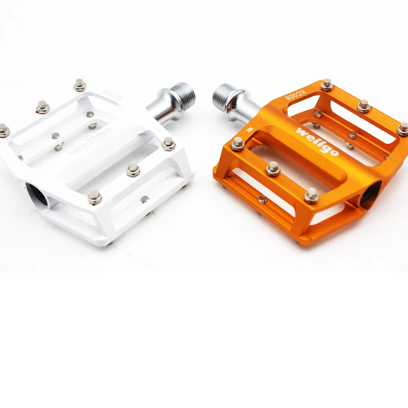 WELLGO KC008 MTB BMX Bike Bicycle Pedal Ultralight Aluminum Extruted Platform Pedals 9/16" Spindle Sealed Bearing for Bike
WELLGO KC008 MTB BMX Bike Bicycle Pedal Ultralight Aluminum Extruted Platform Pedals 9/16" Spindle Sealed Bearing for Bike