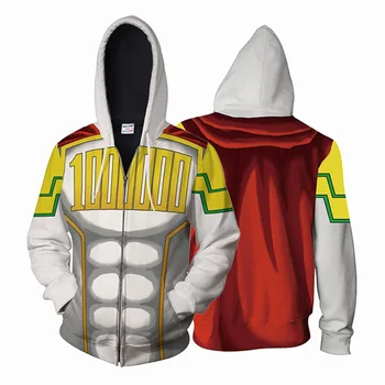 My Hero Academia Costume All Roles Gym Suit Sports Wear Outfit mirio Hoodies Jackets Cosplay Fashion zipper Hoodie Sweatshirts
My Hero Academia Costume All Roles Gym Suit Sports Wear Outfit mirio Hoodies Jackets Cosplay Fashion zipper Hoodie Sweatshirts