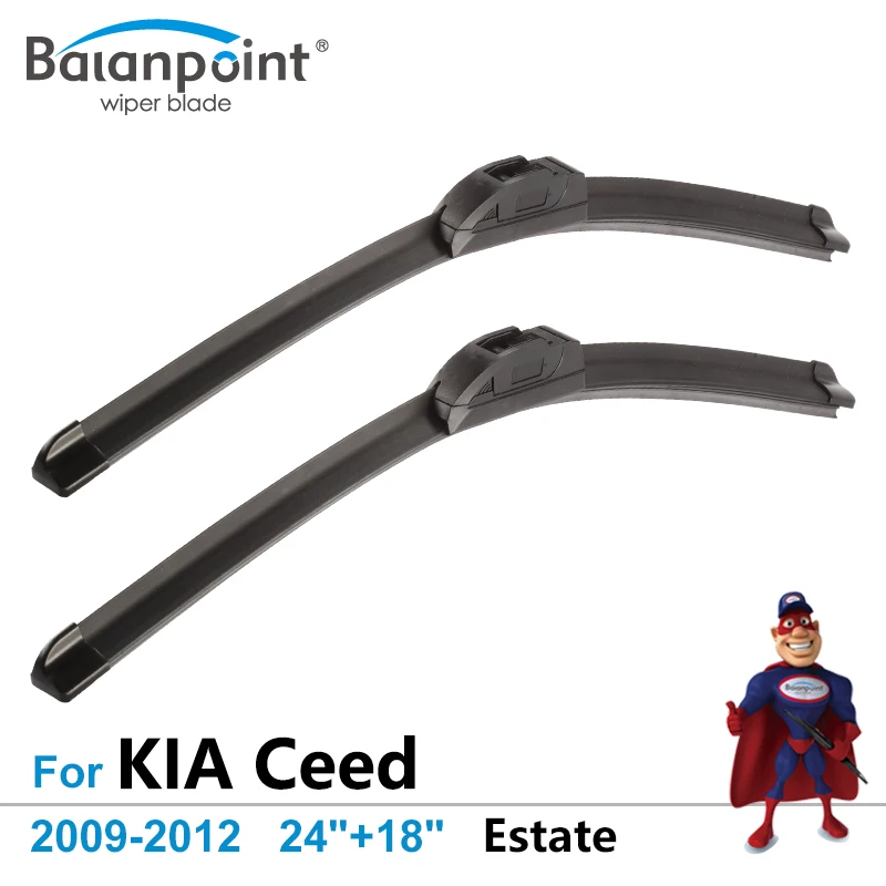 Щетки стеклоочистителя для KIA Ceed Estate 2009 2012 24 "+ 18" набор из 2 лучшие Дворники