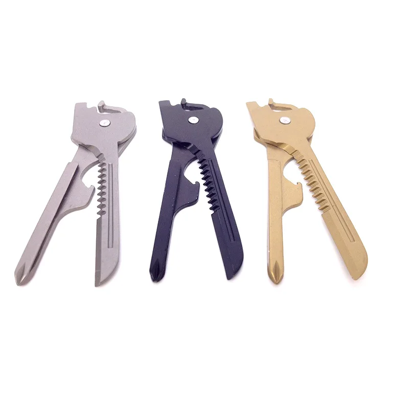 6 in 1 Useful Multifunction Tool Practical Key Chain Accessories Outdoor Screwdriver Knife Bottle Opener Key Ring Camp Equipment
6 in 1 Useful Multifunction Tool Practical Key Chain Accessories Outdoor Screwdriver Knife Bottle Opener Key Ring Camp Equipment