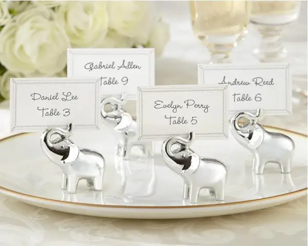 24 pcs/lot Silver Elephant Place card Holders Wedding tableDecoration Party Supplies favors gifts for Bridal Shower
24 pcs/lot Silver Elephant Place card Holders Wedding tableDecoration Party Supplies favors gifts for Bridal Shower