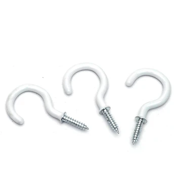 10pcs stainless steel Question Mark Hooks Vinyl Coated Cup Hooks Round End Screw self-tapping Screws Hooks kitchen tool
10pcs stainless steel Question Mark Hooks Vinyl Coated Cup Hooks Round End Screw self-tapping Screws Hooks kitchen tool
