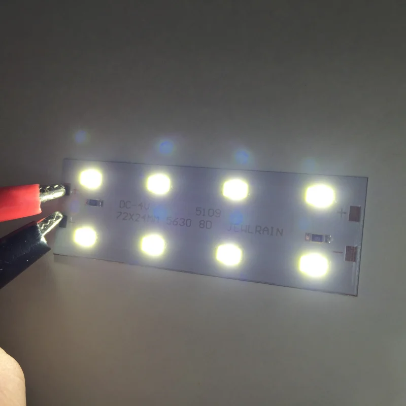 LED 5630 absorb dome light transform light board Avoid driving power supply 4 v strip torch plate 85x40mm
LED 5630 absorb dome light transform light board Avoid driving power supply 4 v strip torch plate 85x40mm