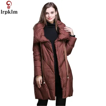 Winter Women Stand Collar Down Jacket 90% White Duck Down 2018 Long Warm Loose Coat Down Jacket Female Solid Color Outwear CH414
Winter Women Stand Collar Down Jacket 90% White Duck Down 2018 Long Warm Loose Coat Down Jacket Female Solid Color Outwear CH414