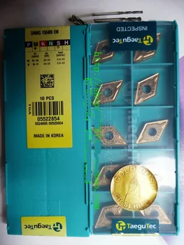Taegutec DNMG 150408 EM TT9080 carbide inserts DNMG150408EM TT9080 for stainless steel High-temp alloys
Taegutec DNMG 150408 EM TT9080 carbide inserts DNMG150408EM TT9080 for stainless steel High-temp alloys