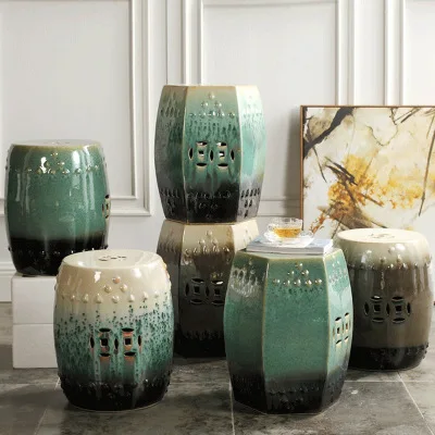 Jingdezhen Ceramics stool Handmade High Temperature Thick Craft Hotel Craft Hotel Garden Colored Glazed porcelain ceramic stool
Jingdezhen Ceramics stool Handmade High Temperature Thick Craft Hotel Craft Hotel Garden Colored Glazed porcelain ceramic stool