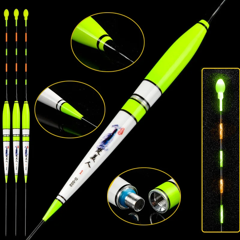 WLPFISHING Fishing Float (D002) Balsa High Brightness Night Light Fishing Floaters Electronic Night Fishing Bobbers Accessory
WLPFISHING Fishing Float (D002) Balsa High Brightness Night Light Fishing Floaters Electronic Night Fishing Bobbers Accessory