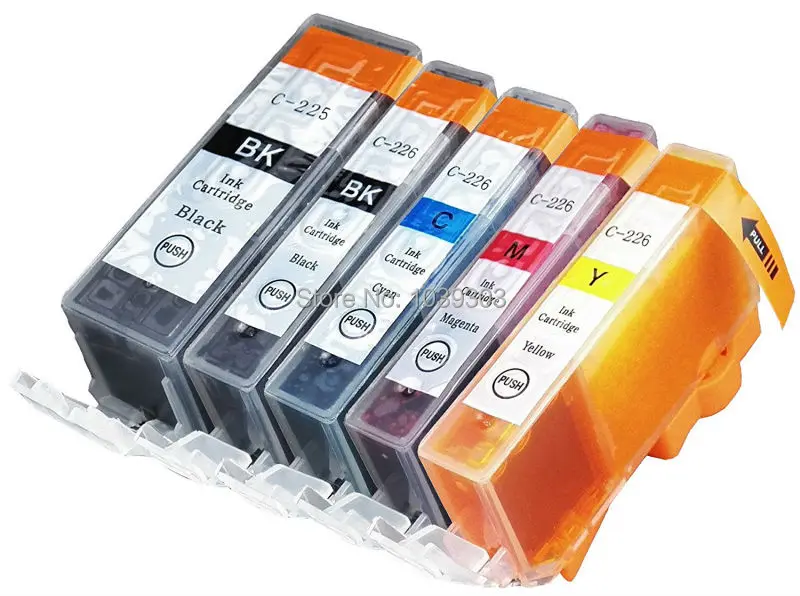5pack Compatible Ink Cartridge For Canon PGI-225XL CLI-226XL Canon PIXMA MX712, MX882, MX892, MG5120, MG5220 printer
5pack Compatible Ink Cartridge For Canon PGI-225XL CLI-226XL Canon PIXMA MX712, MX882, MX892, MG5120, MG5220 printer