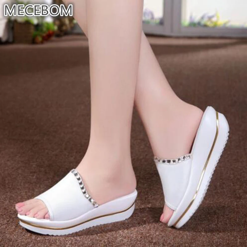 Summer Woman Shoes Platform bath slippers Wedge Beach Flip Flops High Heel Slippers For Women Brand Black Shoes A6W
Summer Woman Shoes Platform bath slippers Wedge Beach Flip Flops High Heel Slippers For Women Brand Black Shoes A6W