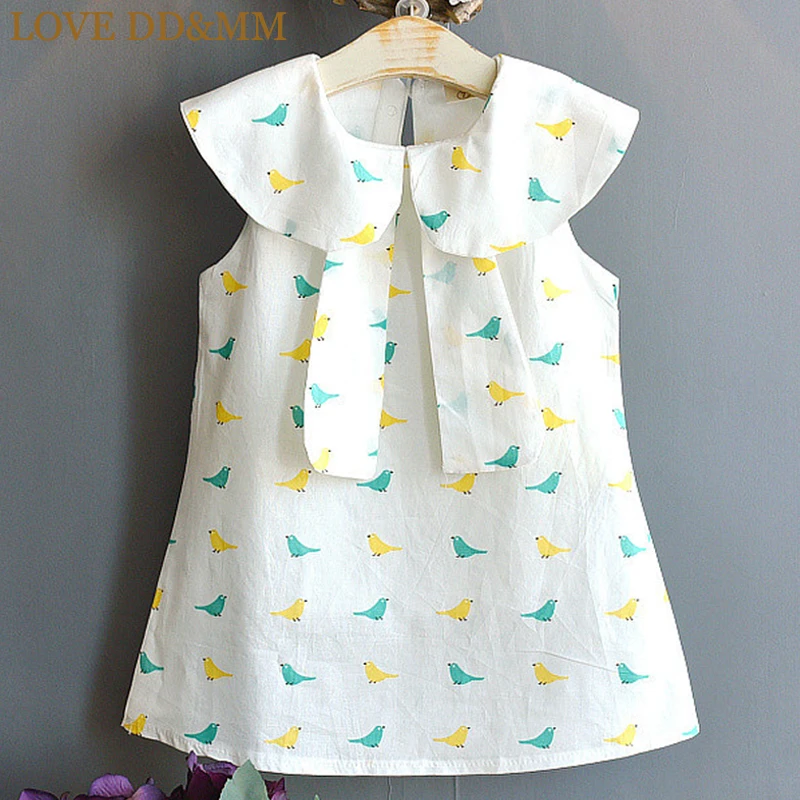LOVE DD&MM Girls Dresses 2019 Summer New Children's Clothing Girls Cute Cartoon Bird Printing Big Lapel Lace A Word Dress
LOVE DD&MM Girls Dresses 2019 Summer New Children's Clothing Girls Cute Cartoon Bird Printing Big Lapel Lace A Word Dress