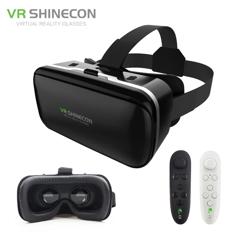 Новинка! Очки виртуальной реальности VR Shinecon 6 0 кожаные большие линзы шлем Google
