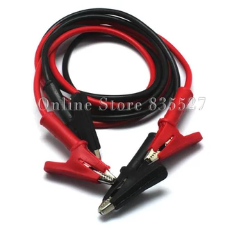 2PCS/LOT Test wire 1M crocodile clip turn alligator clip double wire clamp high voltage test line silicone wire
2PCS/LOT Test wire 1M crocodile clip turn alligator clip double wire clamp high voltage test line silicone wire