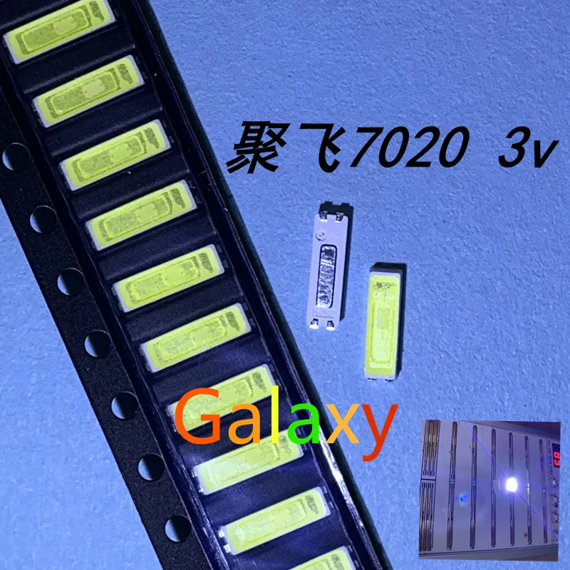 100PCS LIGHT FOR JUFEI LED Backlight 7020 3V 54LM Cool white LCD Backlight for TV TV Application 01.JT.7020BPW1-C-N
100PCS LIGHT FOR JUFEI LED Backlight 7020 3V 54LM Cool white LCD Backlight for TV TV Application 01.JT.7020BPW1-C-N