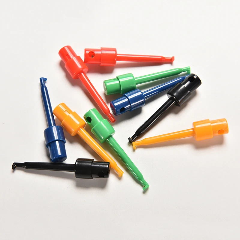 10PCS 5.6cm Grabbers Test Probe for Multimeter SMT/SMD Lead Wire Kit Test Hook Clip
10PCS 5.6cm Grabbers Test Probe for Multimeter SMT/SMD Lead Wire Kit Test Hook Clip