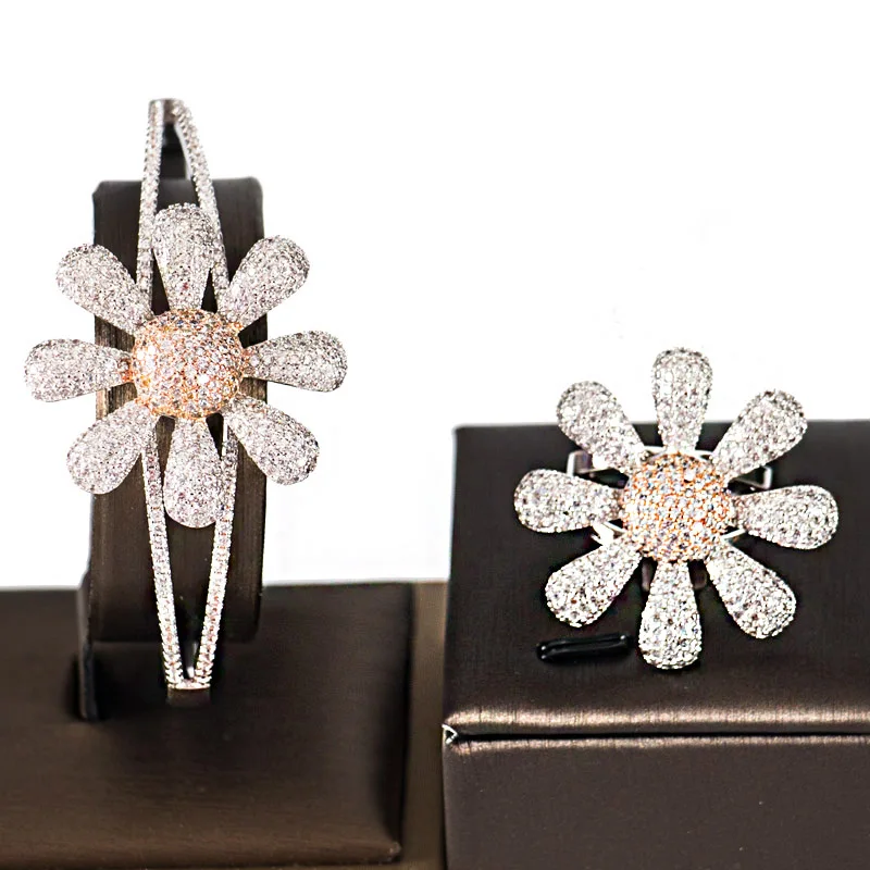 LAN PALACE wedding jewelry cubic zirconia bridal jewelry set big flowers bangle and ring set 4 colors free shipping
LAN PALACE wedding jewelry cubic zirconia bridal jewelry set big flowers bangle and ring set 4 colors free shipping