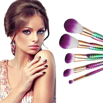 5PCS/SET Mermaid Brush Spiral Makeup Set Cream Face Power es Multipurpose Beauty Cosmetic Rainbow
5PCS/SET Mermaid Brush Spiral Makeup Set Cream Face Power es Multipurpose Beauty Cosmetic Rainbow