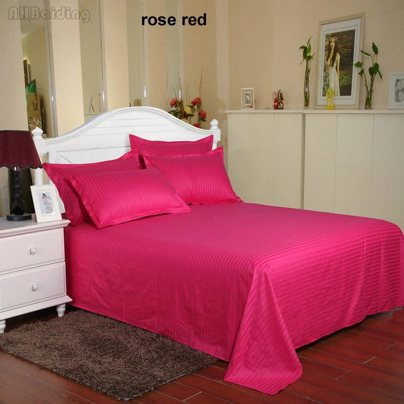 Home Textile Rose Red Hotel Bed Sheet 1pc Satin Cotton Flat Sheets 160x235cm/200x235cm/230x235cm/235x260cm Bedclothes Hot Sale
Home Textile Rose Red Hotel Bed Sheet 1pc Satin Cotton Flat Sheets 160x235cm/200x235cm/230x235cm/235x260cm Bedclothes Hot Sale