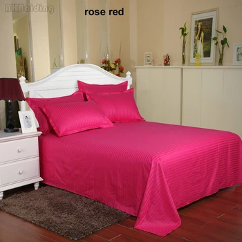 Home Textile Rose Red Hotel Bed Sheet 1pc Satin Cotton Flat Sheets 160x235cm/200x235cm/230x235cm/235x260cm Bedclothes Hot Sale
Home Textile Rose Red Hotel Bed Sheet 1pc Satin Cotton Flat Sheets 160x235cm/200x235cm/230x235cm/235x260cm Bedclothes Hot Sale