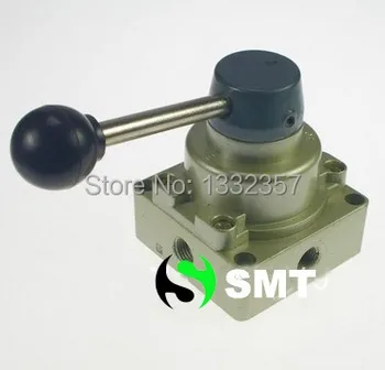 HV-02 4 Port 3 Position 1/4" BSPT Hand Operated Pneumatic Valve Rotary Manual Control
HV-02 4 Port 3 Position 1/4" BSPT Hand Operated Pneumatic Valve Rotary Manual Control