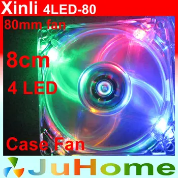 80mm, 8cm fan, case fan, 4 Color LED, for power supply, for computer Case, Computer fan, Computer cooler, Xinli LED_8025, blue
80mm, 8cm fan, case fan, 4 Color LED, for power supply, for computer Case, Computer fan, Computer cooler, Xinli LED_8025, blue