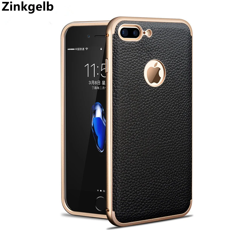 For Apple iPhone 7 Plus Case Cover Luxury Hard Metal Aluminum Frame Protection Leather Phone Case for iPhone 7 Plus Back Cover
For Apple iPhone 7 Plus Case Cover Luxury Hard Metal Aluminum Frame Protection Leather Phone Case for iPhone 7 Plus Back Cover