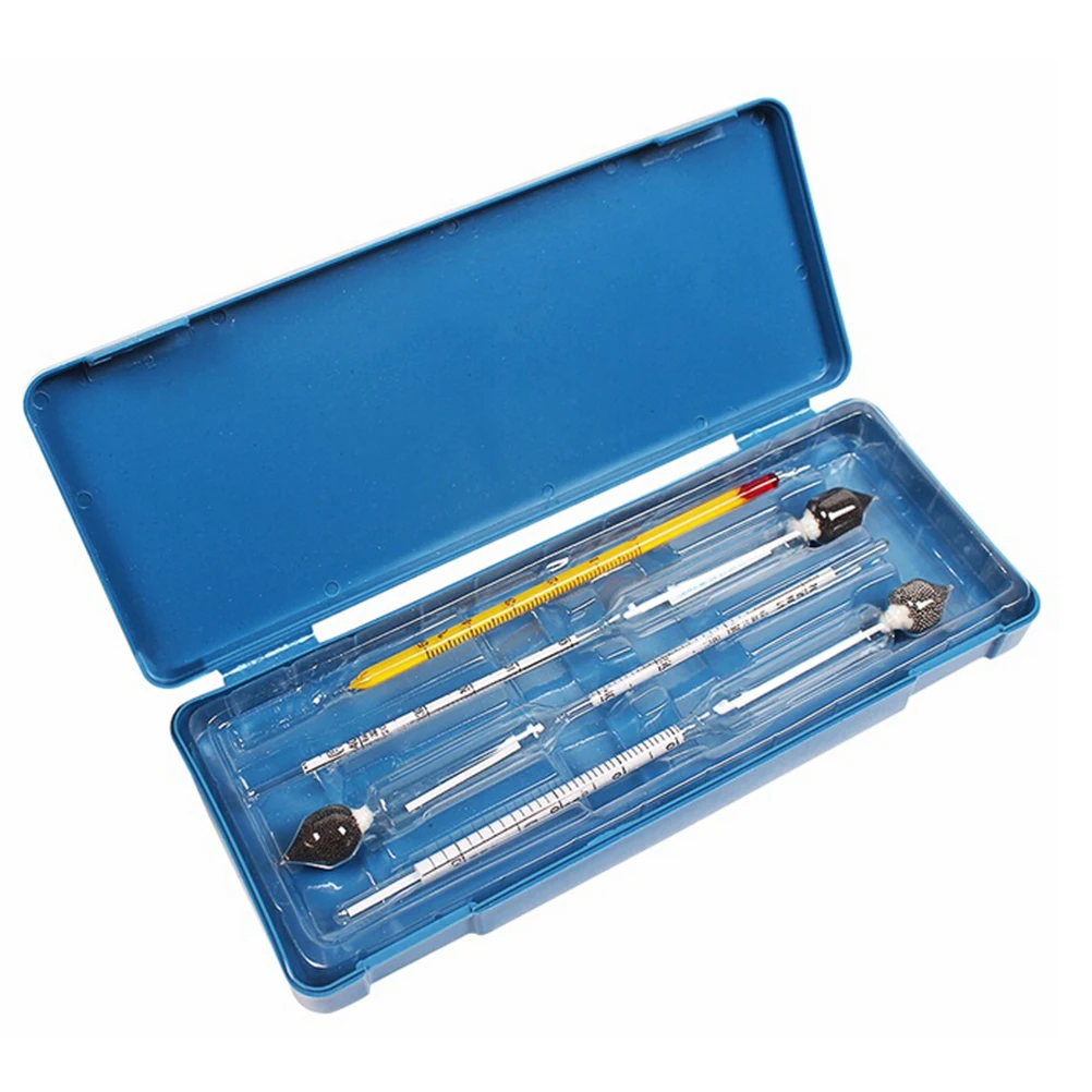 High quality 4pcs Alcohol meter alcoholmeter wine meter Glass float gauge densitometer alcohol liquid meter hydrometer
High quality 4pcs Alcohol meter alcoholmeter wine meter Glass float gauge densitometer alcohol liquid meter hydrometer