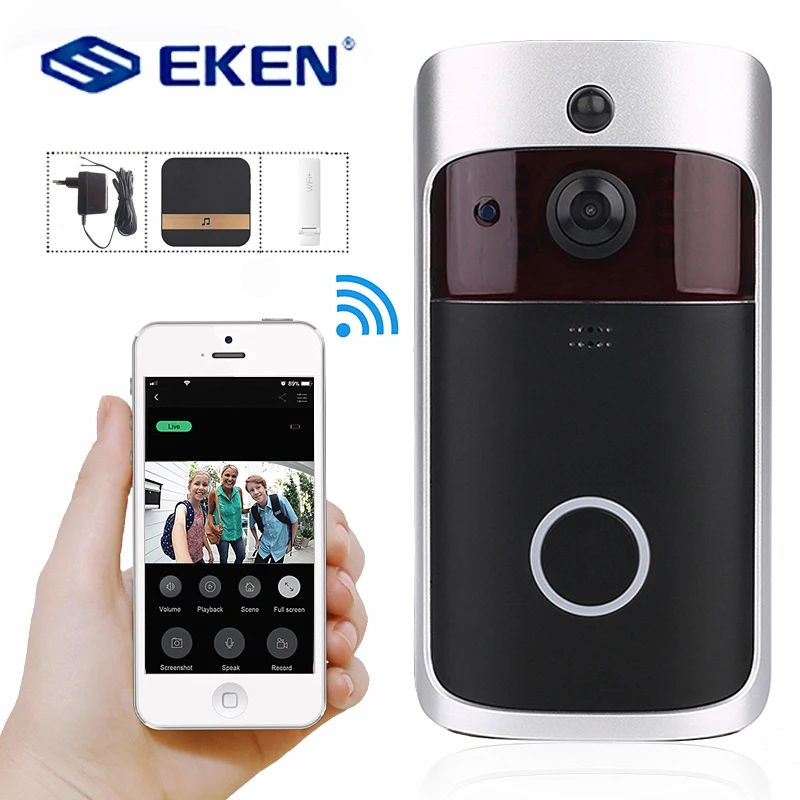 Smart IP Video Intercom WI-FI Video Door Phone Door Bell WIFI Doorbell Camera For Apartments IR Alarm Wireless Security Camera
Smart IP Video Intercom WI-FI Video Door Phone Door Bell WIFI Doorbell Camera For Apartments IR Alarm Wireless Security Camera