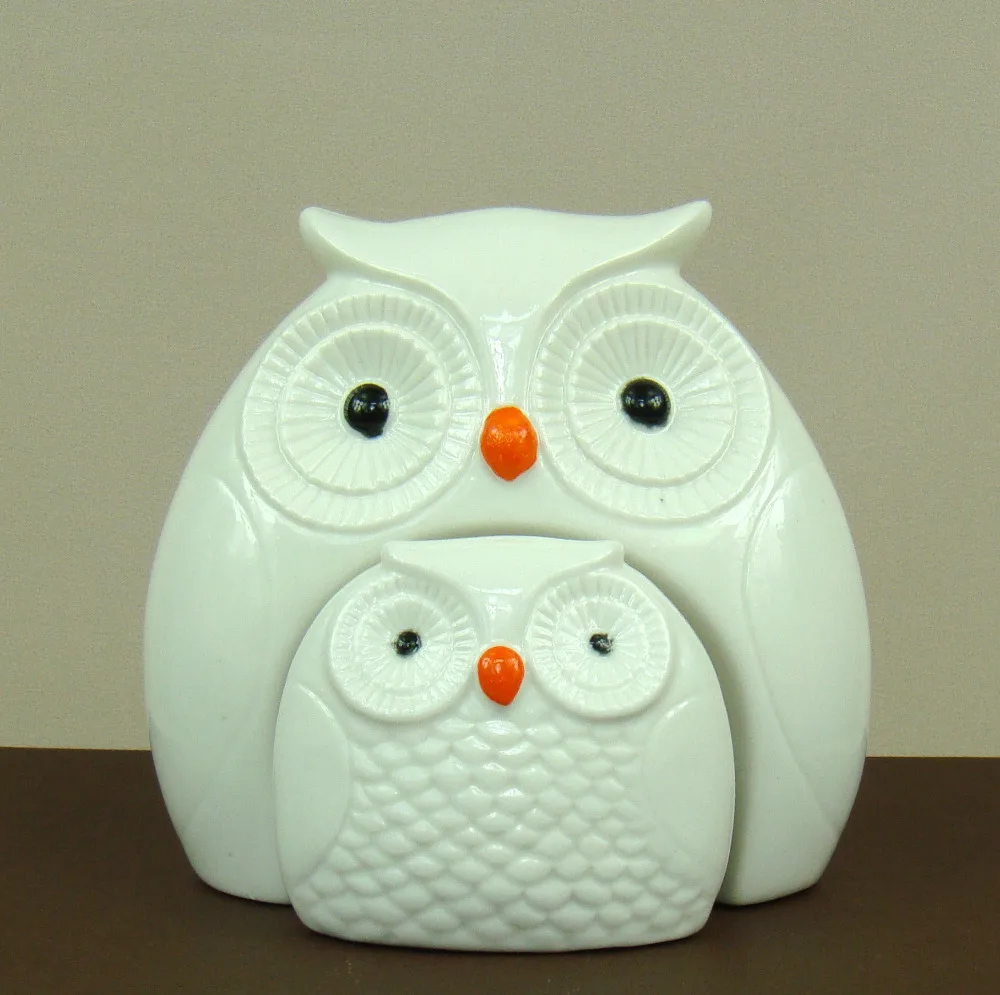 Creative Porcelain Owl Figurines Abstractive Ceramics Mother and Baby Statue Decoration Craft Gift for Mother's Day and Birthday
Creative Porcelain Owl Figurines Abstractive Ceramics Mother and Baby Statue Decoration Craft Gift for Mother's Day and Birthday