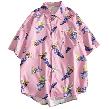 2019 Short Sleeve Creative Printed Shirt Men Women Fashion Hawaii Beachwear Harajuku Shirts Casual Streetwear Tops
2019 Short Sleeve Creative Printed Shirt Men Women Fashion Hawaii Beachwear Harajuku Shirts Casual Streetwear Tops