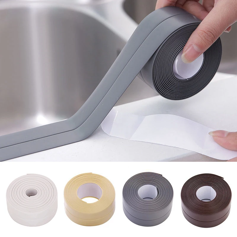 Self-adhesive Kitchen Furniture Ceramic Stickers Waterproof Anti-moisture PVC Bathroom Wall Corner Line Sink Sticker Home Gadget
Self-adhesive Kitchen Furniture Ceramic Stickers Waterproof Anti-moisture PVC Bathroom Wall Corner Line Sink Sticker Home Gadget