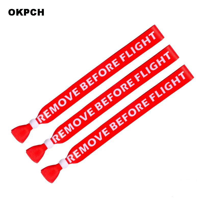 Polyester Disposable Remove Before Flight Aviation Gifts Red Patch with Ring for Party Meeting PK-0040
Polyester Disposable Remove Before Flight Aviation Gifts Red Patch with Ring for Party Meeting PK-0040