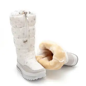 MEMUNIA New Warm Snow boots women suede leather mid calf boots waterproof plush thick fur ladies shoes women winter boots
MEMUNIA New Warm Snow boots women suede leather mid calf boots waterproof plush thick fur ladies shoes women winter boots