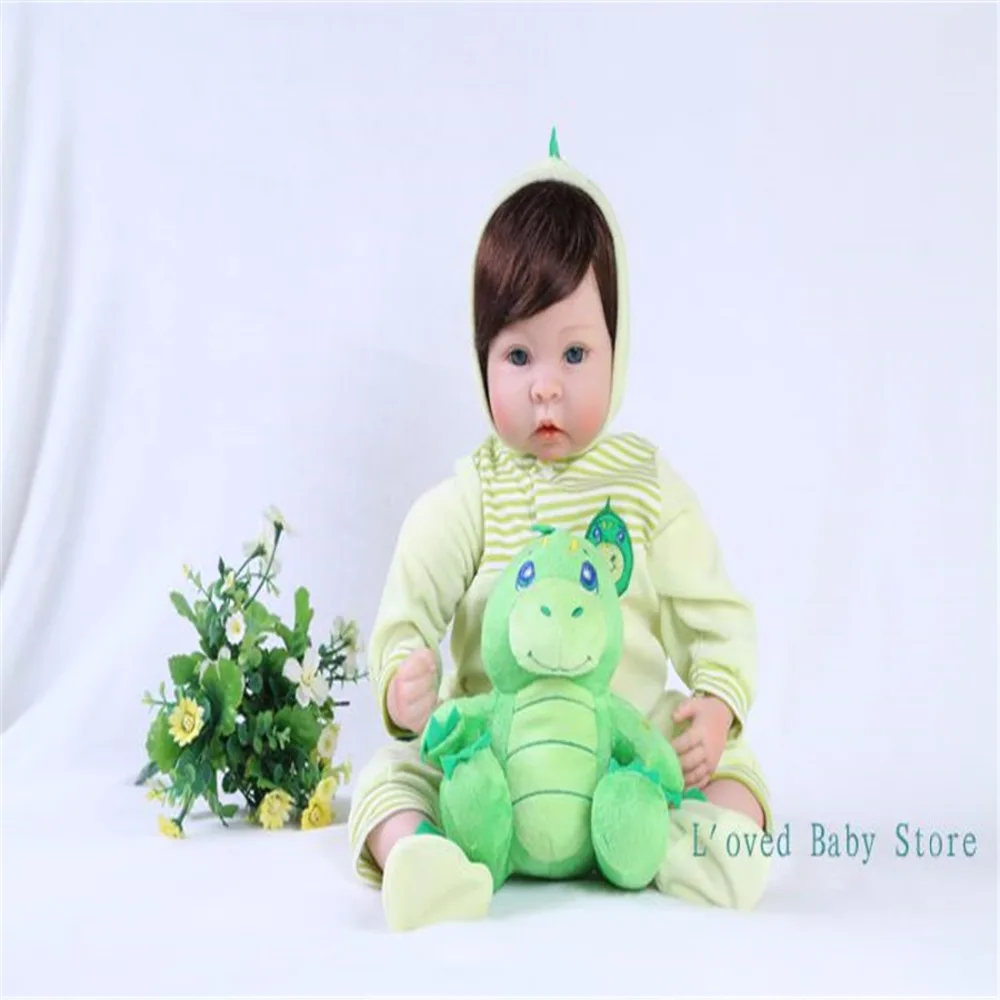 SanyDoll 20 inch 50 cm Silicone baby reborn dolls Children's toys Lovely clothes blue eyes doll Festival gift 
SanyDoll 20 inch 50 cm Silicone baby reborn dolls Children's toys Lovely clothes blue eyes doll Festival gift