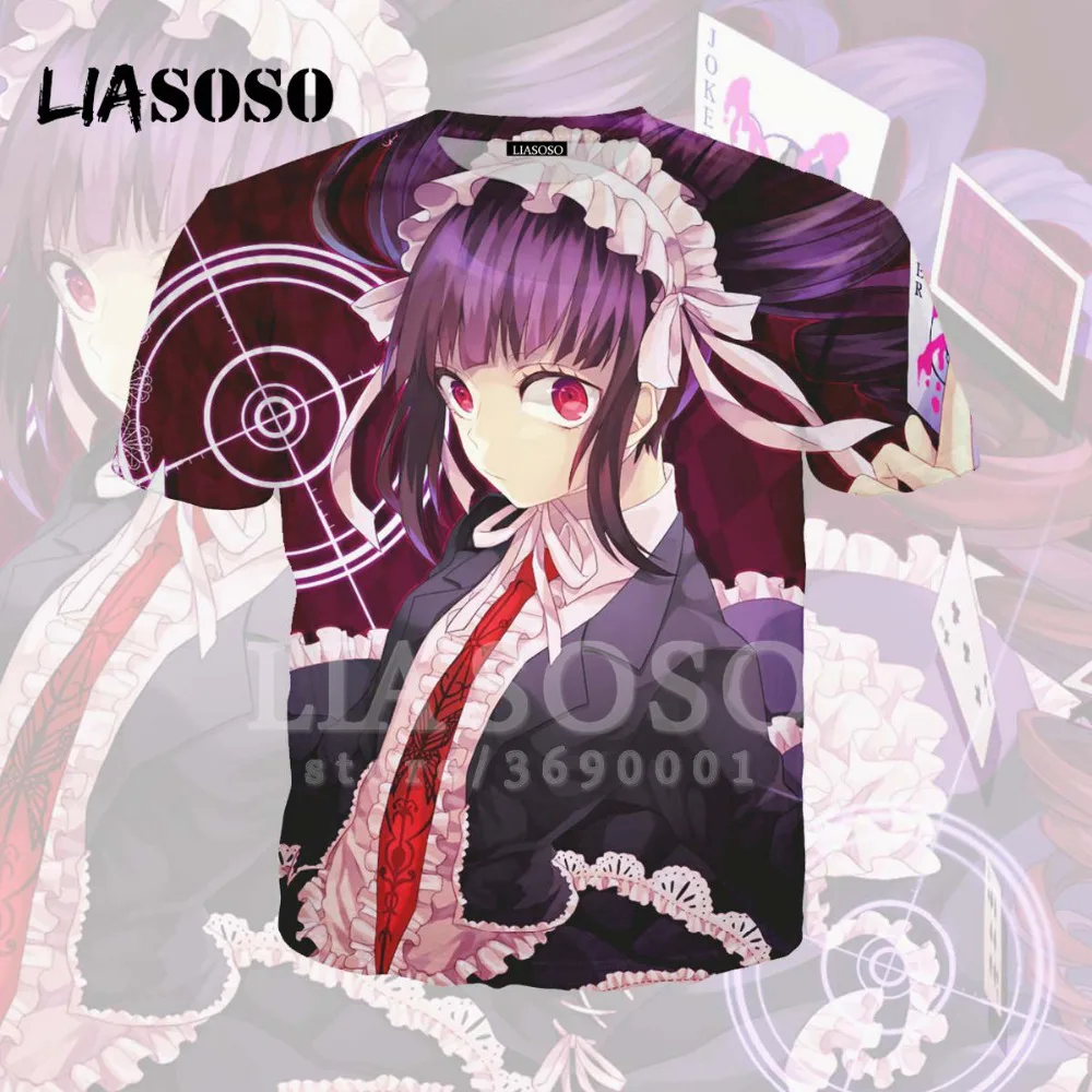 LIASOSO 3D Print Women Men Anime Danganronpa Trigger Happy Havoc Kawaii Girls Tshirt Summer T-shirt Pullover Casual Tops X1534
LIASOSO 3D Print Women Men Anime Danganronpa Trigger Happy Havoc Kawaii Girls Tshirt Summer T-shirt Pullover Casual Tops X1534