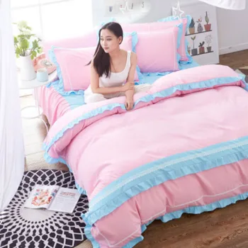 2019 new Korean 1.5m solid color bed skirt four-piece set plain color fashion bed skirt bed sheet cover
2019 new Korean 1.5m solid color bed skirt four-piece set plain color fashion bed skirt bed sheet cover