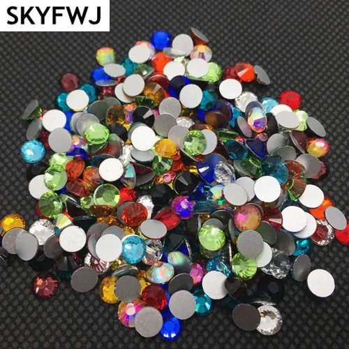 All Size Colors Nail Art Rhinestone SS3-SS34 Flatbacks Glass Crystal Non Hotfix Rhinestone Glue On 3D Nails Jewelry Decoration
All Size Colors Nail Art Rhinestone SS3-SS34 Flatbacks Glass Crystal Non Hotfix Rhinestone Glue On 3D Nails Jewelry Decoration