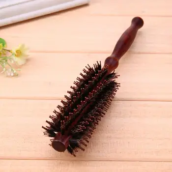 Comb Hairbrush Roll Round Comb DIY Curly Hair Brushes Antistatic Wood Handle Round Hair Comb Brushes Curling Hairdressing Style
Comb Hairbrush Roll Round Comb DIY Curly Hair Brushes Antistatic Wood Handle Round Hair Comb Brushes Curling Hairdressing Style