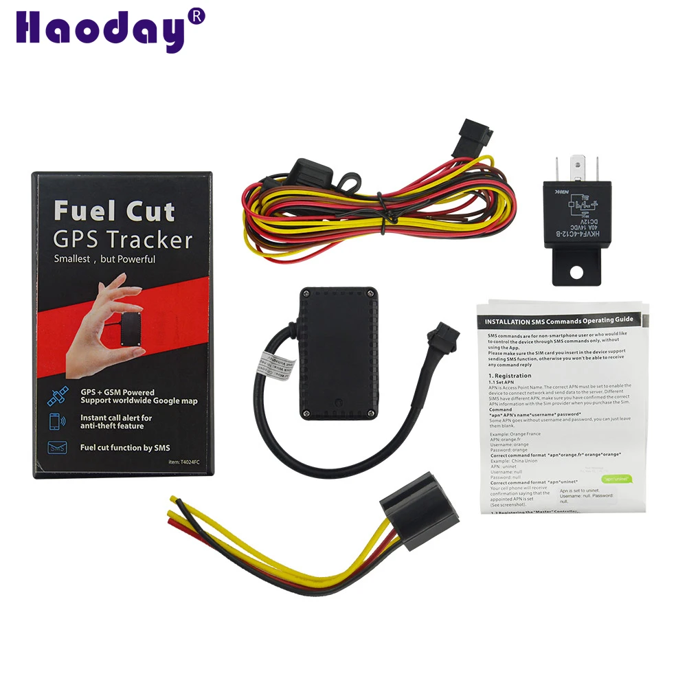 GPS Car Tracker T4024FC with Remote Monitoring IPX7 Waterproof Vehicle Tracker with Fuel cut function and ACC Detection
GPS Car Tracker T4024FC with Remote Monitoring IPX7 Waterproof Vehicle Tracker with Fuel cut function and ACC Detection