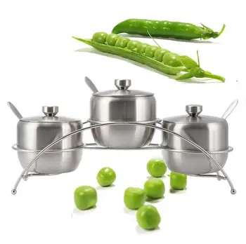 Kitchen Dining Tableware Sugar Creamer Pots Stainless steel Large single pot utensils caster set 3pcs/set free shipping 
Kitchen Dining Tableware Sugar Creamer Pots Stainless steel Large single pot utensils caster set 3pcs/set free shipping