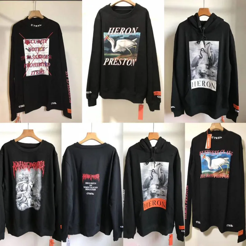 2018 Heron Preston Hoodie Men Women Autumn Winter 100% Cotton Embroidery Heron Preston Sweatshirts Hip Hop Pullover Streetwear
2018 Heron Preston Hoodie Men Women Autumn Winter 100% Cotton Embroidery Heron Preston Sweatshirts Hip Hop Pullover Streetwear
