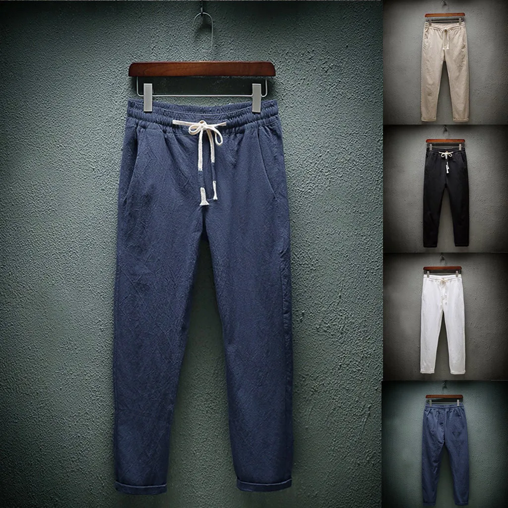 Men Linen Pants New Summer Leisure Cotton And Hemp Nine-Cent Pants Fashion Casual Trousers 5XL high quality sales mens pants
Men Linen Pants New Summer Leisure Cotton And Hemp Nine-Cent Pants Fashion Casual Trousers 5XL high quality sales mens pants