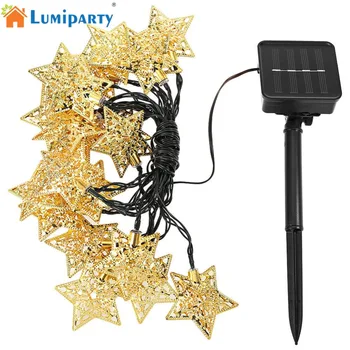 LumiParty 3M 10 LED Solar Powered Iron Star String Lights Lamp for Outdoor Garden Patio Deck Christmas Decoration
LumiParty 3M 10 LED Solar Powered Iron Star String Lights Lamp for Outdoor Garden Patio Deck Christmas Decoration
