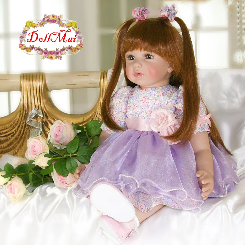 NPK стильные 22 &quot56 см bebe alive princess Doll House Reborn Babies силиконовые куклы тканевые боди