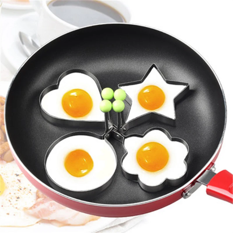 Stainless Steel Fried Egg Shaper Pancake Mould Omelette Mold Frying Egg Cooking Tools Kitchen Accessories Gadget
Stainless Steel Fried Egg Shaper Pancake Mould Omelette Mold Frying Egg Cooking Tools Kitchen Accessories Gadget