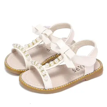 Little Kids Beach Shoes bow Girls Sandals Summer New Korean Flats Princess Sandals Pearl Children's Student Sandal
Little Kids Beach Shoes bow Girls Sandals Summer New Korean Flats Princess Sandals Pearl Children's Student Sandal