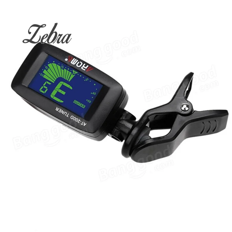 Aroma AT-200D Portable Clip-on Electric Tuner 3 Colors Backlit Screen for Guitar Chromatic Bass Ukulele Universal
Aroma AT-200D Portable Clip-on Electric Tuner 3 Colors Backlit Screen for Guitar Chromatic Bass Ukulele Universal