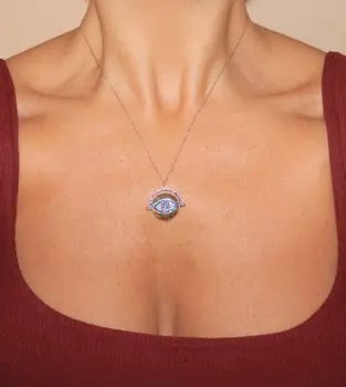 Gold color unique lucky turkish evil eye jewelry Floating round coin eye disk charm Gold filled necklaces
Gold color unique lucky turkish evil eye jewelry Floating round coin eye disk charm Gold filled necklaces