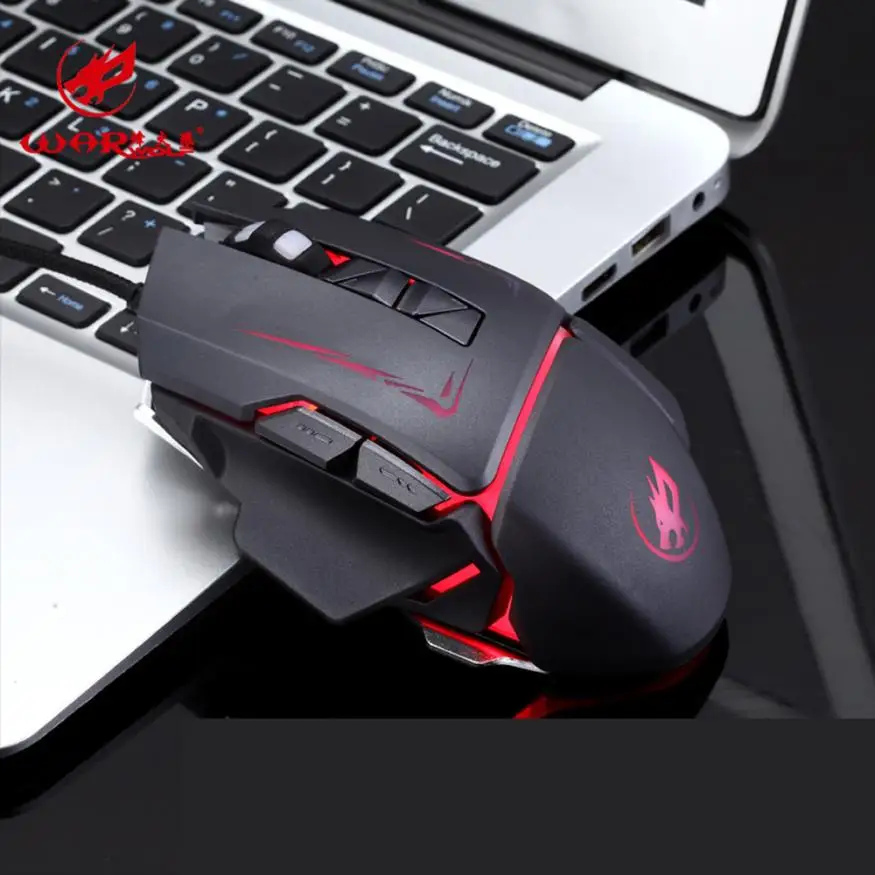 Binmer 7Color LED 3200 DPI Wired Mouse For PC Laptop Programming Gaming USB Mini Mouse Mice Drop Ship 18AUG8
Binmer 7Color LED 3200 DPI Wired Mouse For PC Laptop Programming Gaming USB Mini Mouse Mice Drop Ship 18AUG8